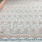 1 Yard Peach Beaded Lace Fabric Embroidered Polyester Net Mesh 53 Inch Width